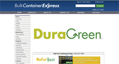 Desktop Screenshot of bulkcontainerexpress.com